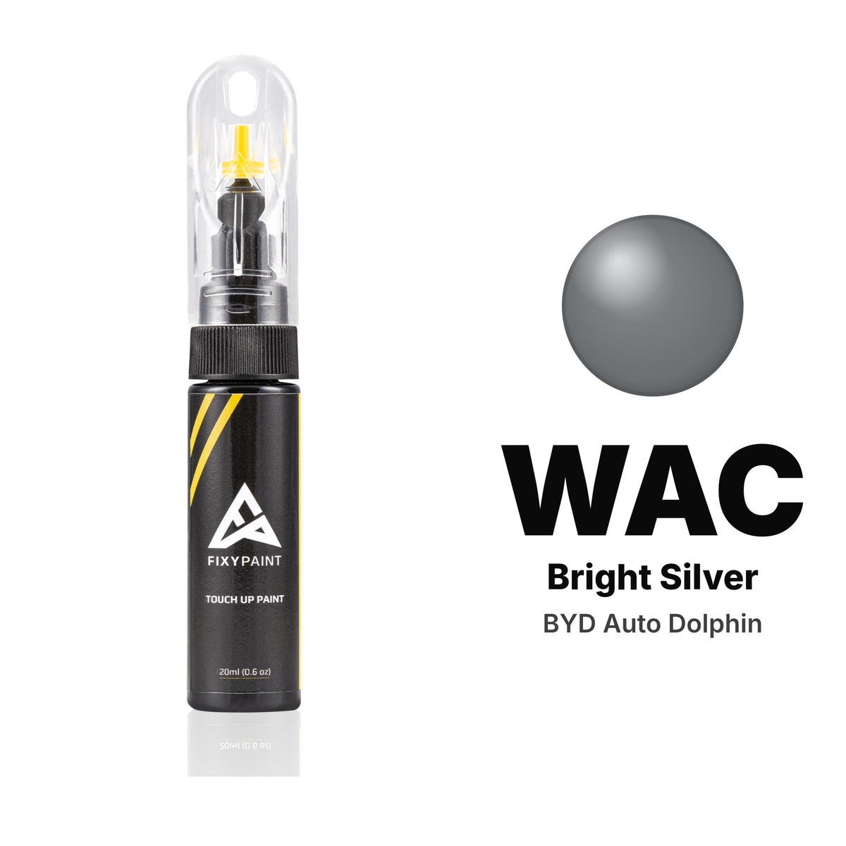 Touch-up paint for BYD Auto Dolphin WAC Bright Silver, Basic kit