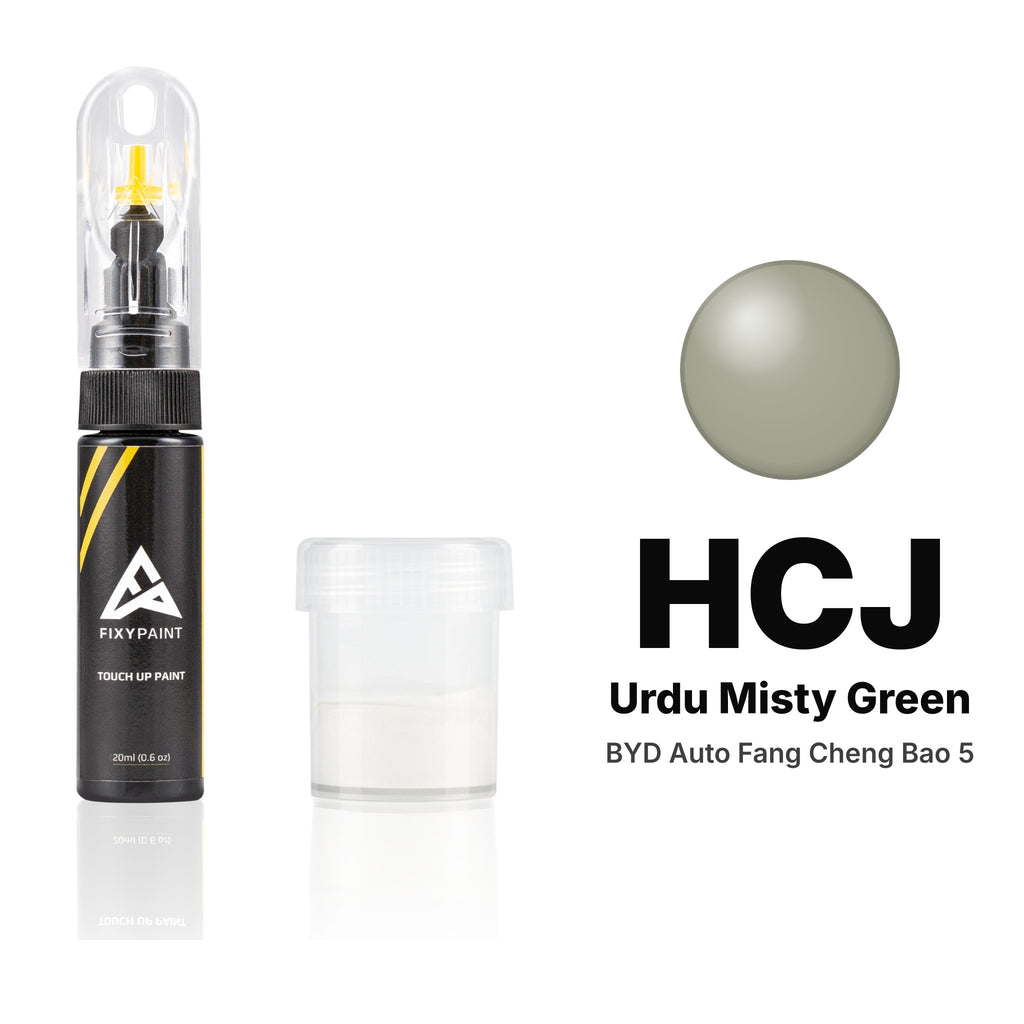 Touch-up paint for BYD Auto Fang Cheng Bao 5 HCJ Urdu Misty Green, Standard kit