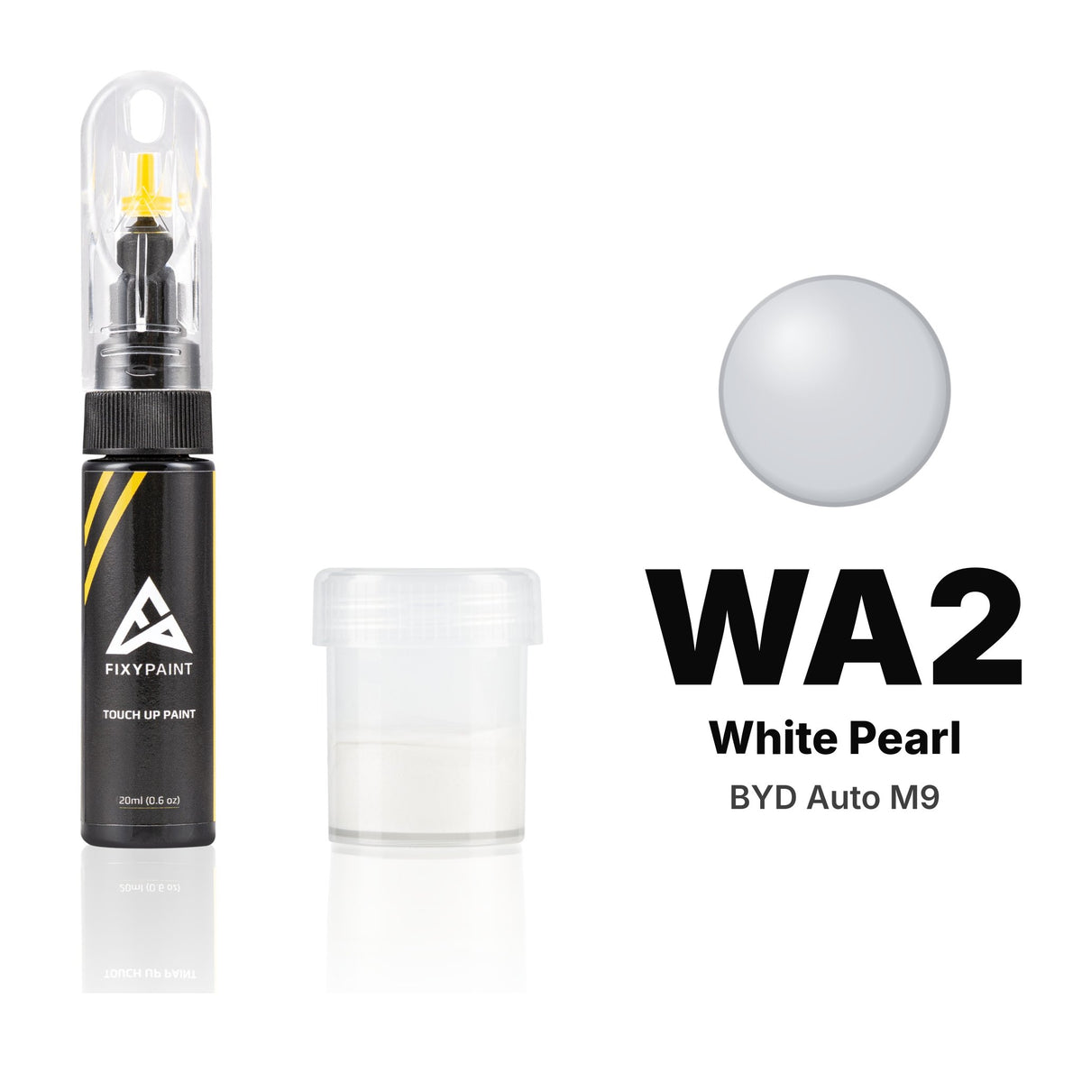 Touch-up paint for BYD Auto M9 WA2 White Pearl, Standard kit