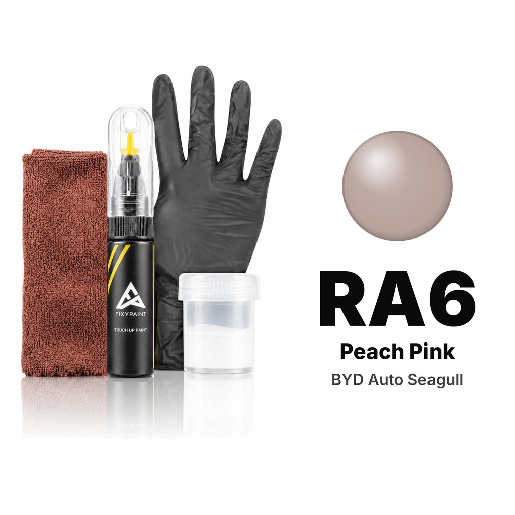 Touch-up paint for BYD Auto Seagull RA6 Peach Pink, Complete kit
