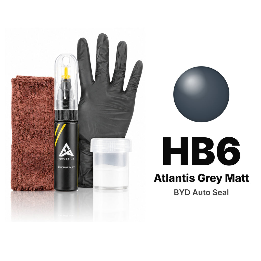 Touch-up paint for BYD Auto Seal HB6 Atlantis Grey Matt, Complete kit