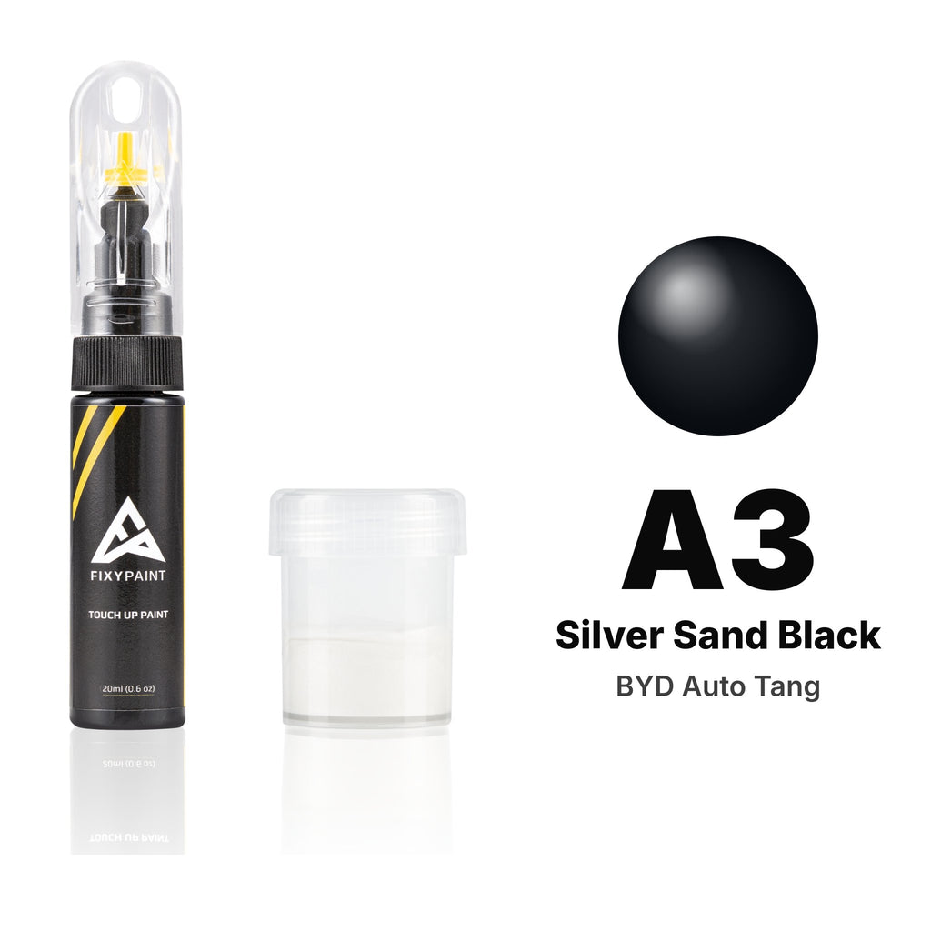 Touch-up paint for BYD Auto Tang A3 Silver Sand Black, Standard kit
