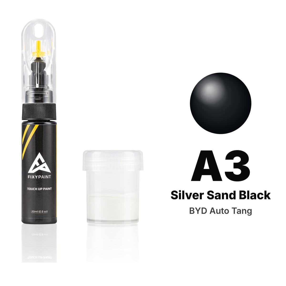 Touch-up paint for BYD Auto Tang A3 Silver Sand Black, Standard kit