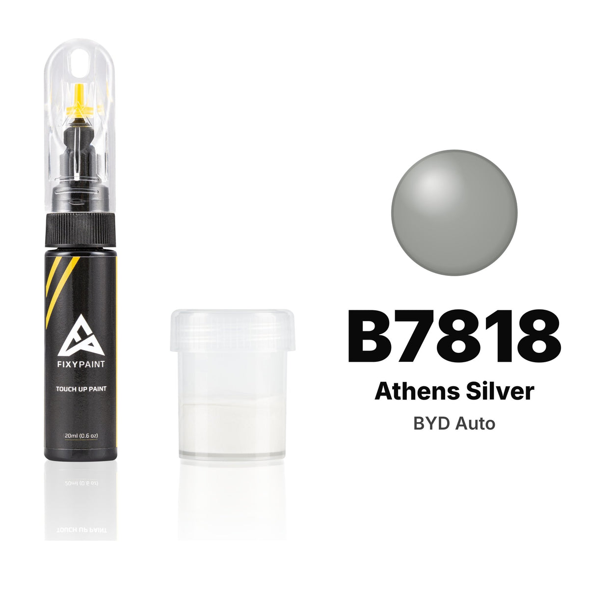 Touch-up paint for BYD Auto B7818 Athens Silver, Standard kit
