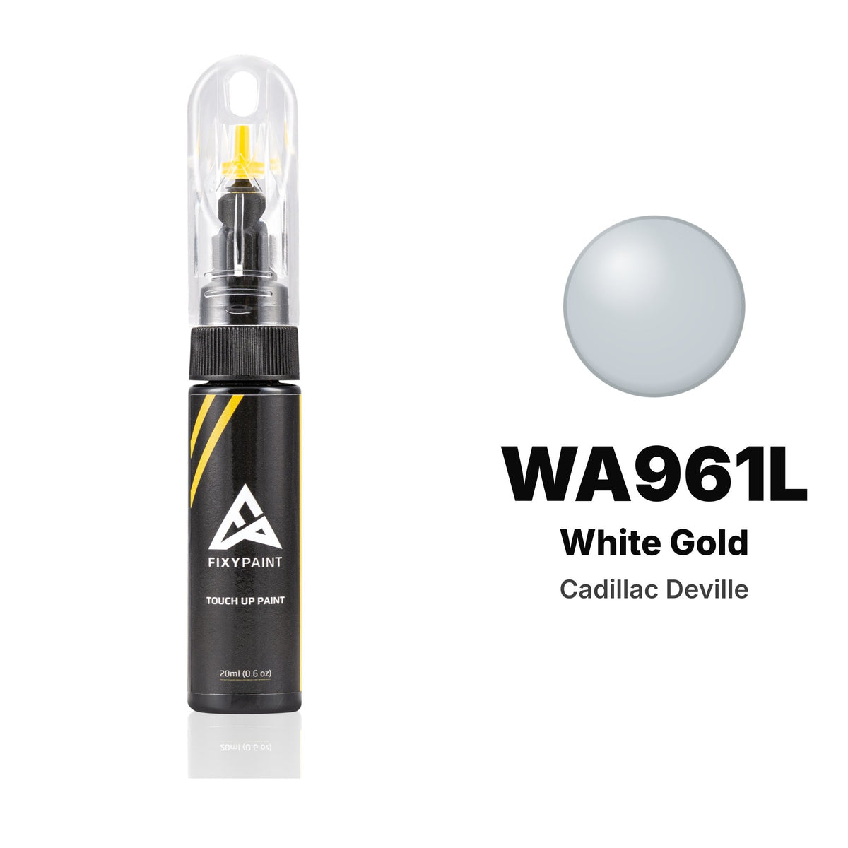 Touch-up paint for Cadillac Deville WA961L White Gold, Basic kit