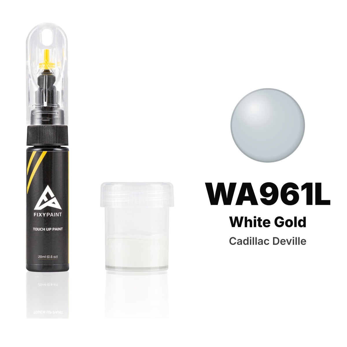 Touch-up paint for Cadillac Deville WA961L White Gold, Standard kit