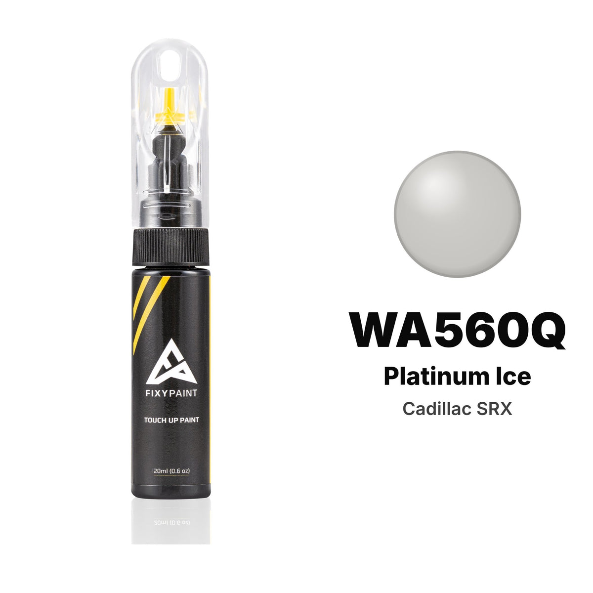 Touch-up paint for Cadillac SRX WA560Q Platinum Ice, Basic kit