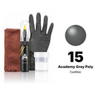 Touch-up paint for Cadillac 15 Academy Gray Poly, Complete kit