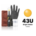 Touch-up paint for Cadillac 43U Bright Yellow, Complete kit