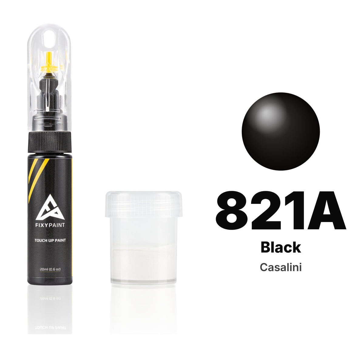 Touch-up paint for Casalini 821A Black, Standard kit