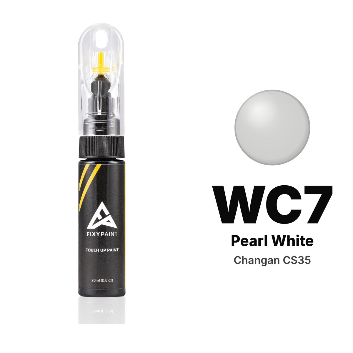 Touch-up paint for Changan CS35 WC7 Pearl White, Basic kit