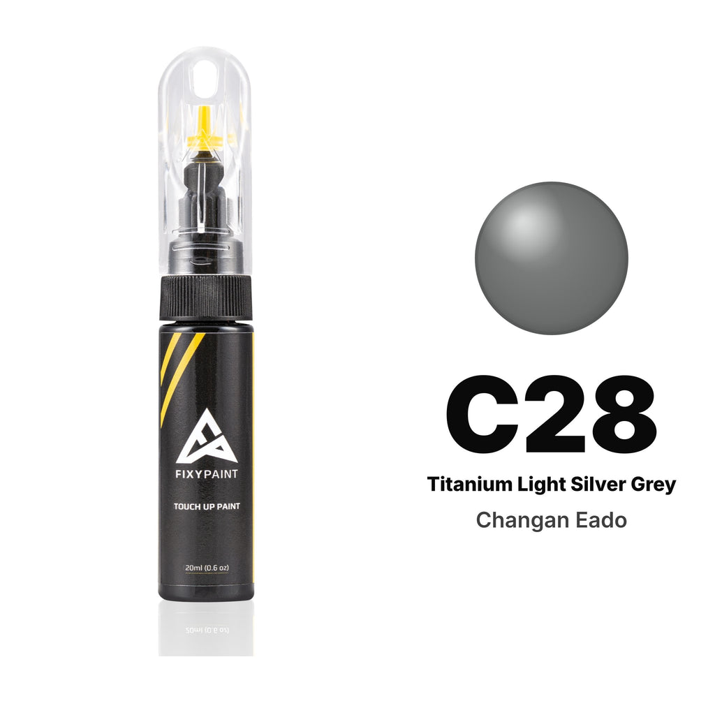 Touch-up paint for Changan Eado C28 Titanium Light Silver Grey, Basic kit