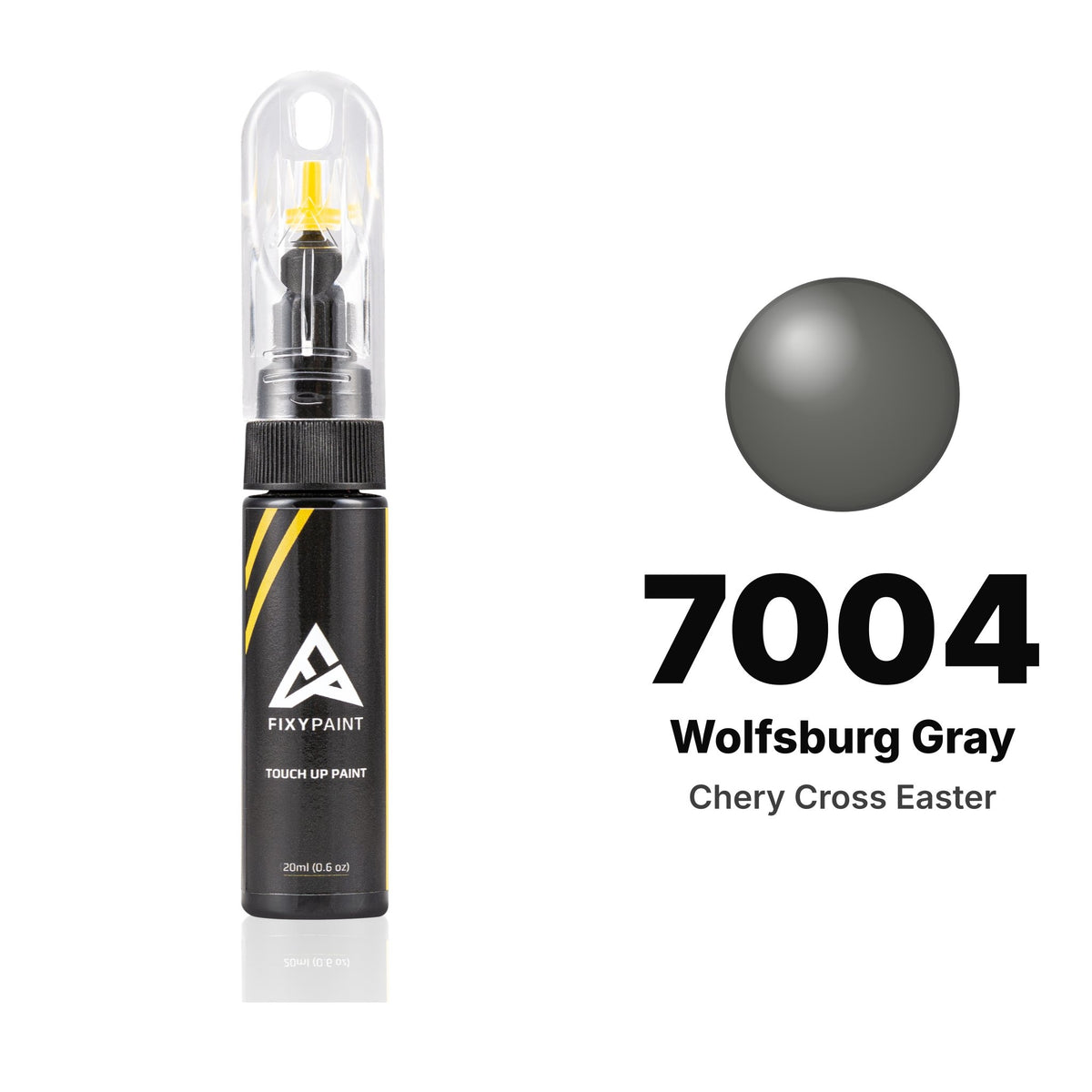 Chery Cross Easter 7004 Wolfsburg Gray touch-up paint, Basic kit