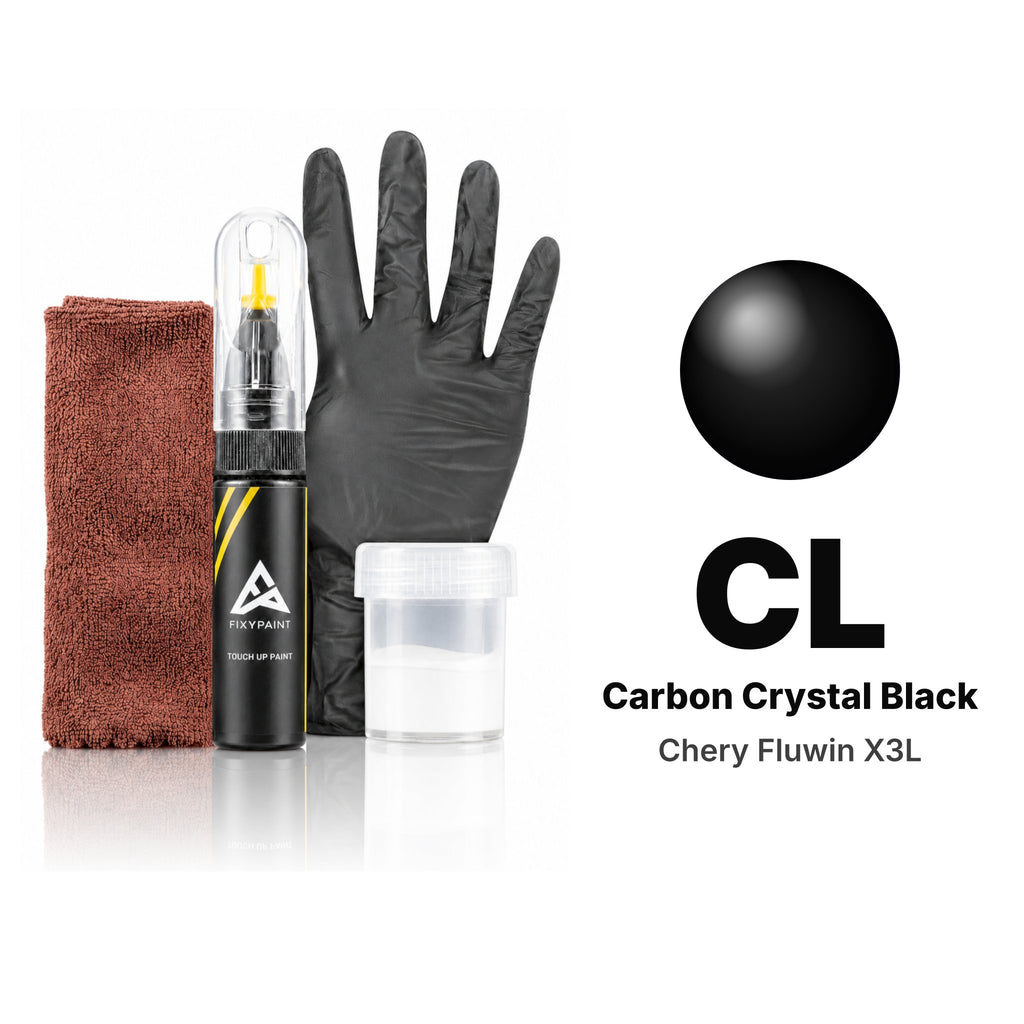 Touch-up paint for Chery Fluwin X3L CL Carbon Crystal Black, Complete kit
