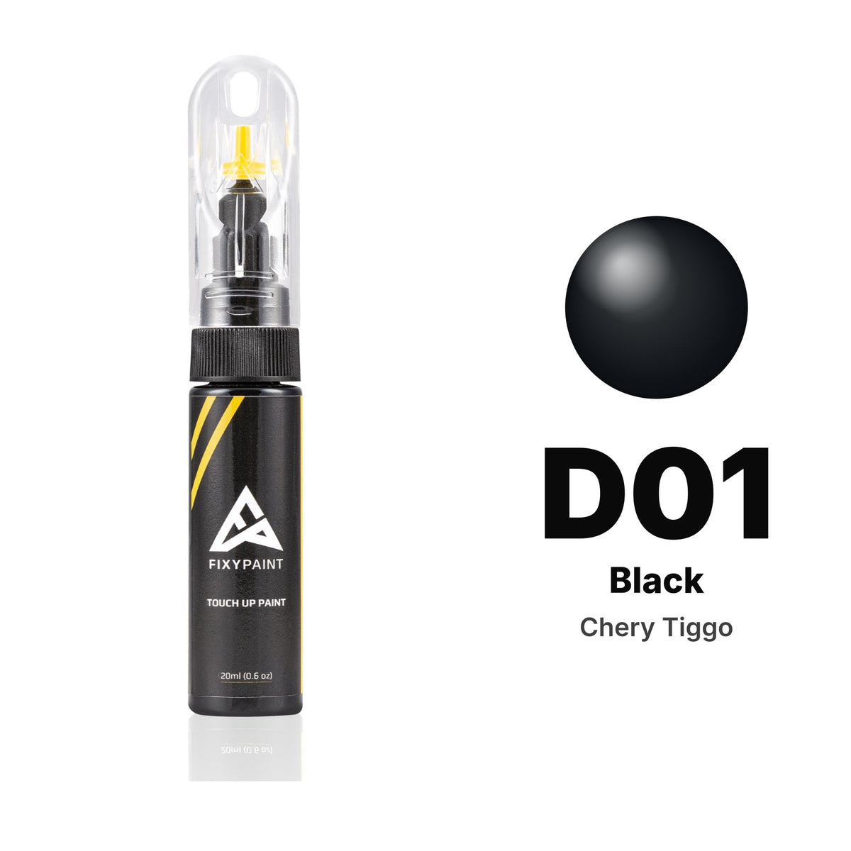 Chery Tiggo D01 Black touch-up paint, Basic kit