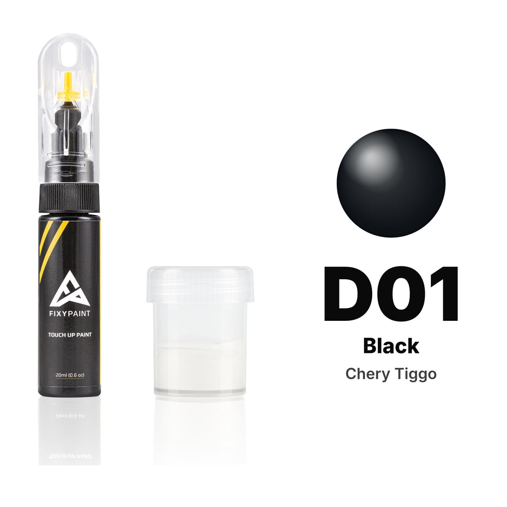 Touch-up paint for Chery Tiggo D01 Black, Standard kit