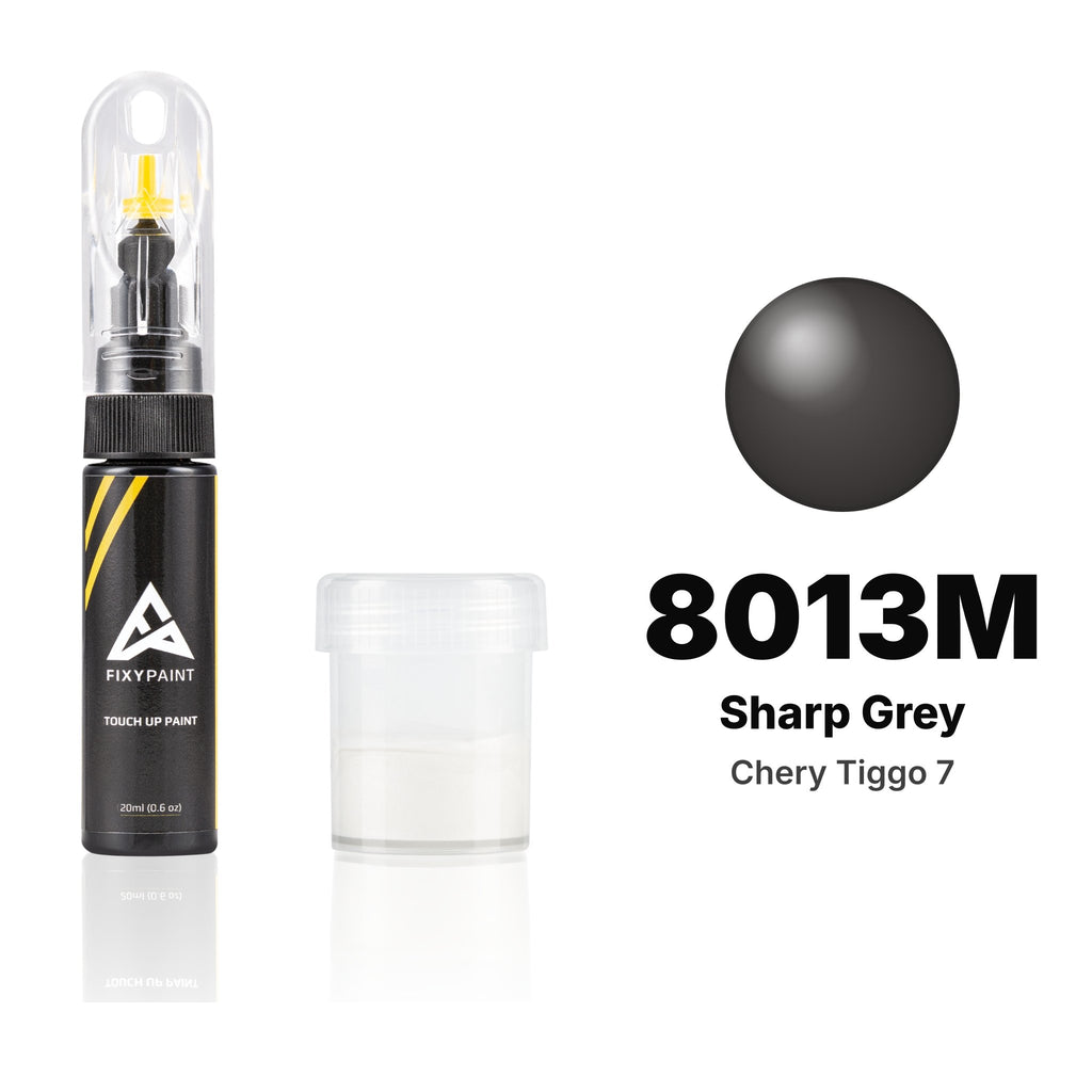 Lackstift für Chery Tiggo 7 – 8013M Sharp Grey (ab 2024), Set Standard