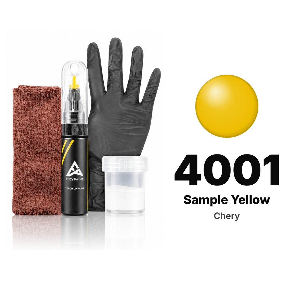 Touch-up paint for Chery 4001 Sample Yellow, Complete kit