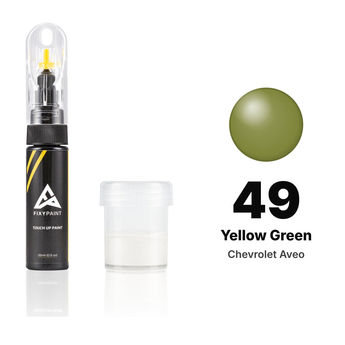 Touch-up paint for Chevrolet Aveo 49 Yellow Green, Standard kit