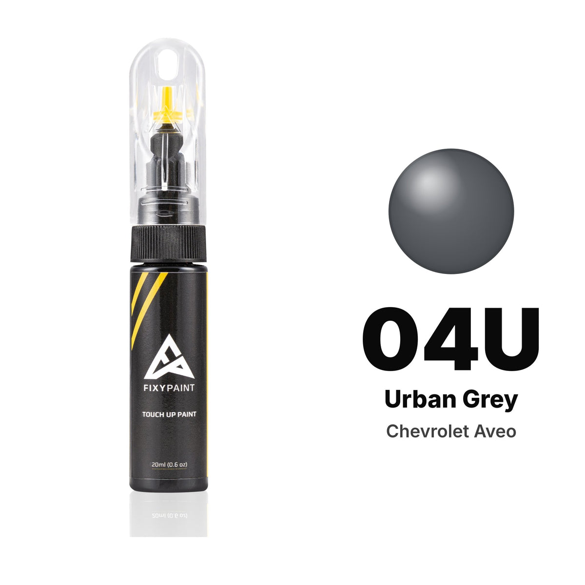 Touch-up paint for Chevrolet Aveo 04U Urban Grey, Basic kit