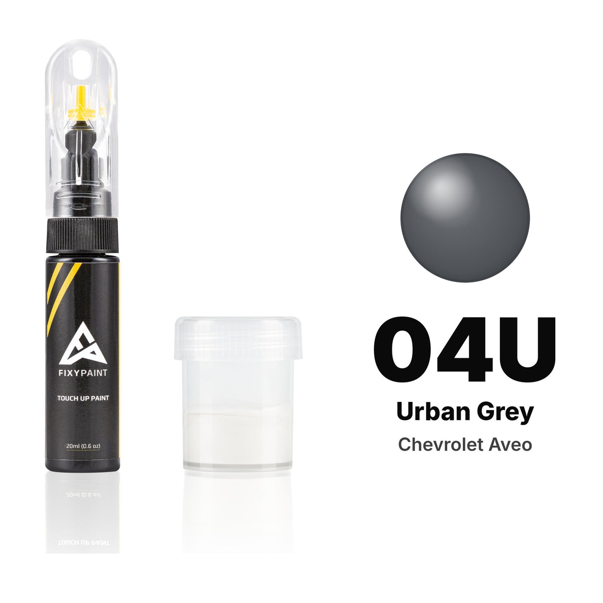 Touch-up paint for Chevrolet Aveo 04U Urban Grey, Standard kit
