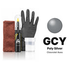 Touch-up paint for Chevrolet Aveo GCY Poly Silver, Complete kit