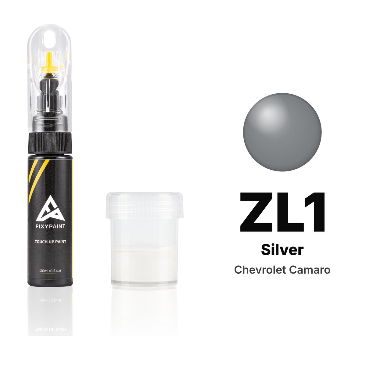 Touch-up paint for Chevrolet Camaro ZL1 Silver, Standard kit