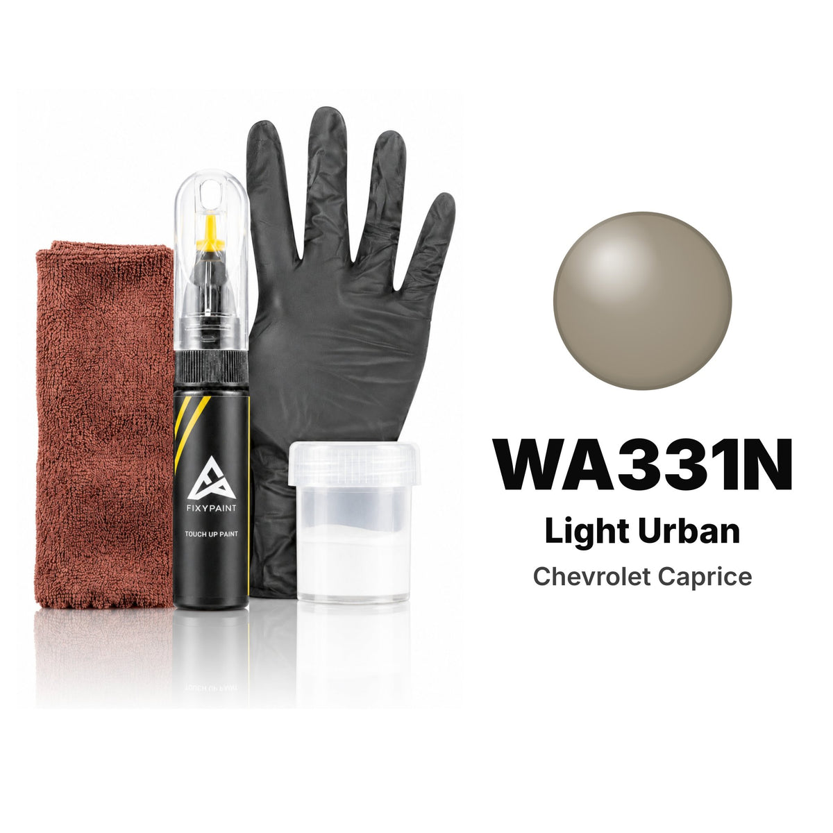 Lackstift für Chevrolet Caprice – WA331N Light Urban (2012–2013), Set Komplett