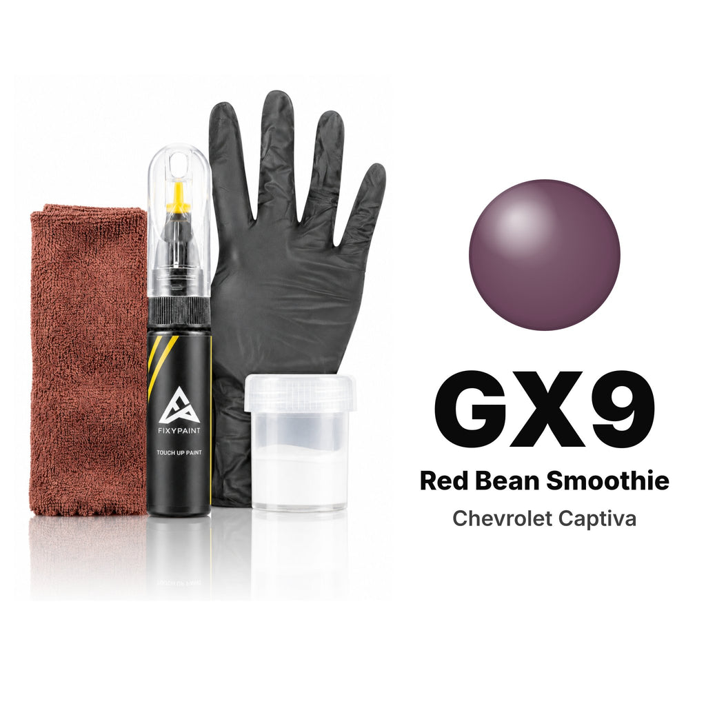 Touch-up paint for Chevrolet Captiva GX9 Red Bean Smoothie, Complete kit