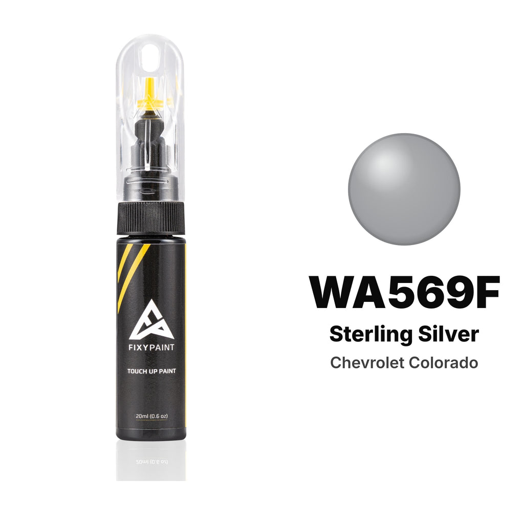 Pintura de retoque para Chevrolet Colorado – WA569F Sterling Silver (2015–2020), kit Básico