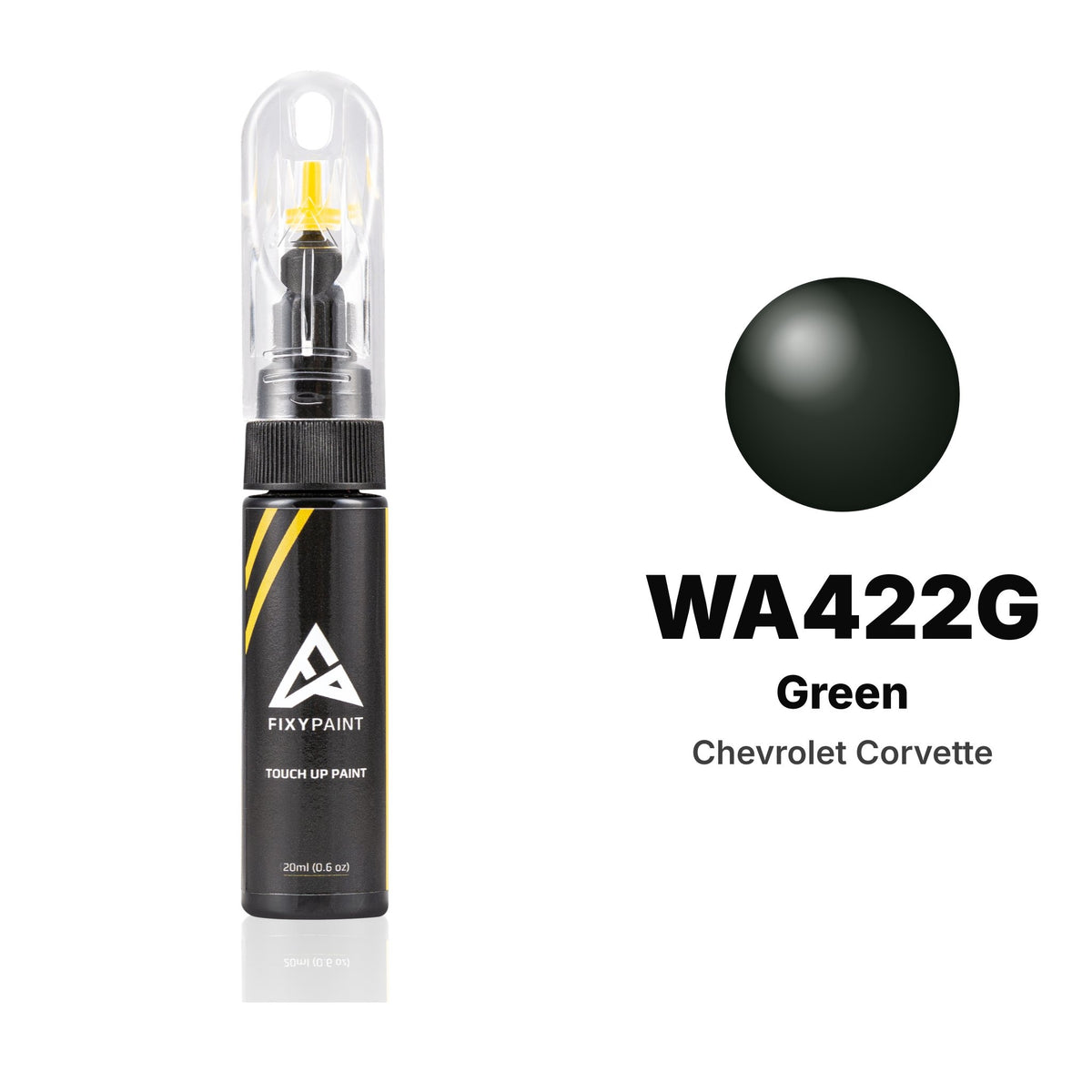 Touch-up paint for Chevrolet Corvette WA422G Green, Basic kit