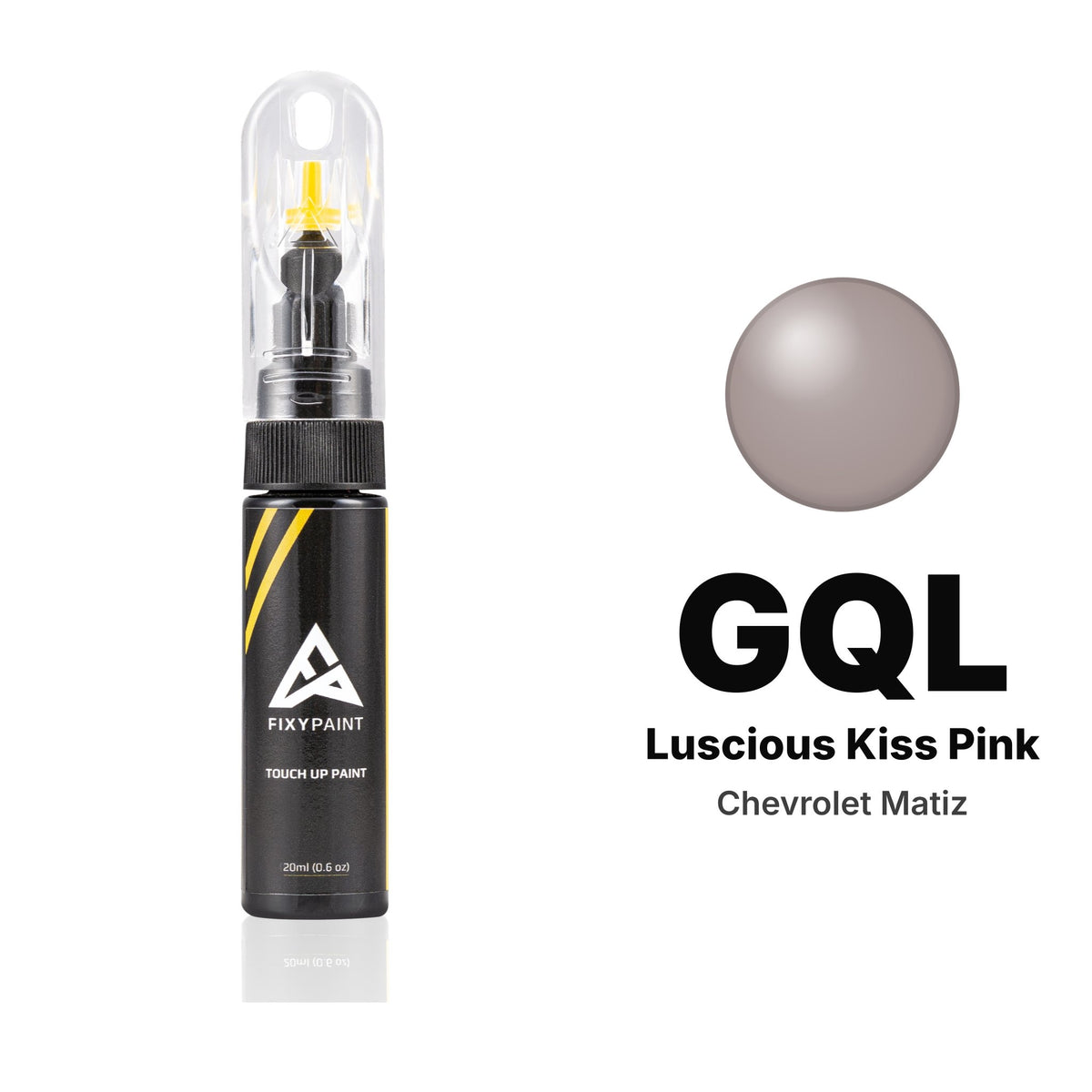 Touch-up paint for Chevrolet Matiz GQL Luscious Kiss Pink, Basic kit