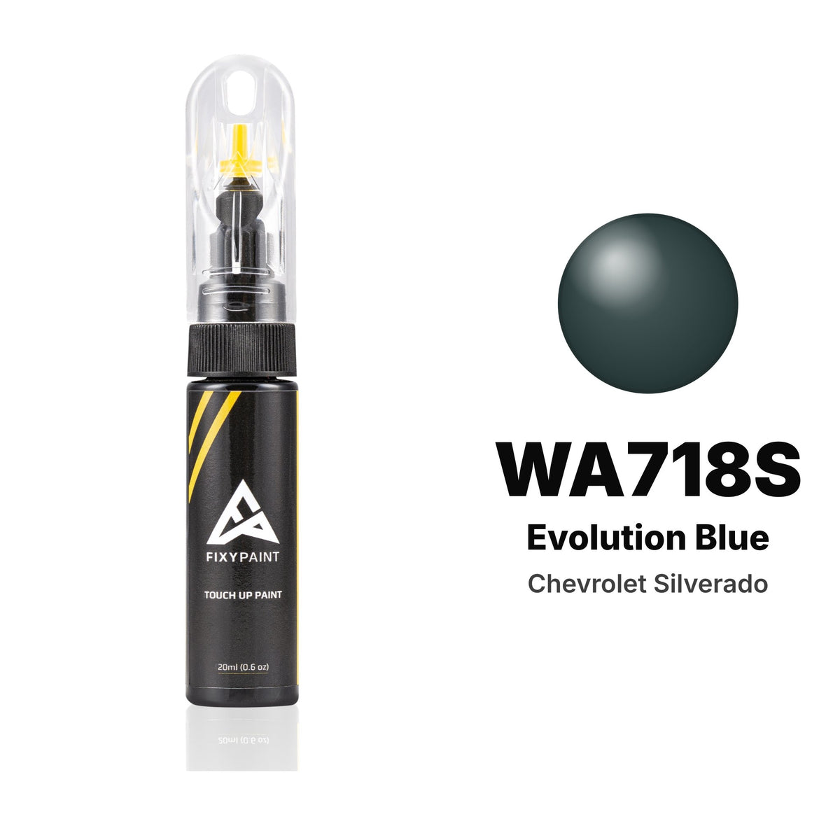 Touch-up paint for Chevrolet Silverado WA718S Evolution Blue, Basic kit