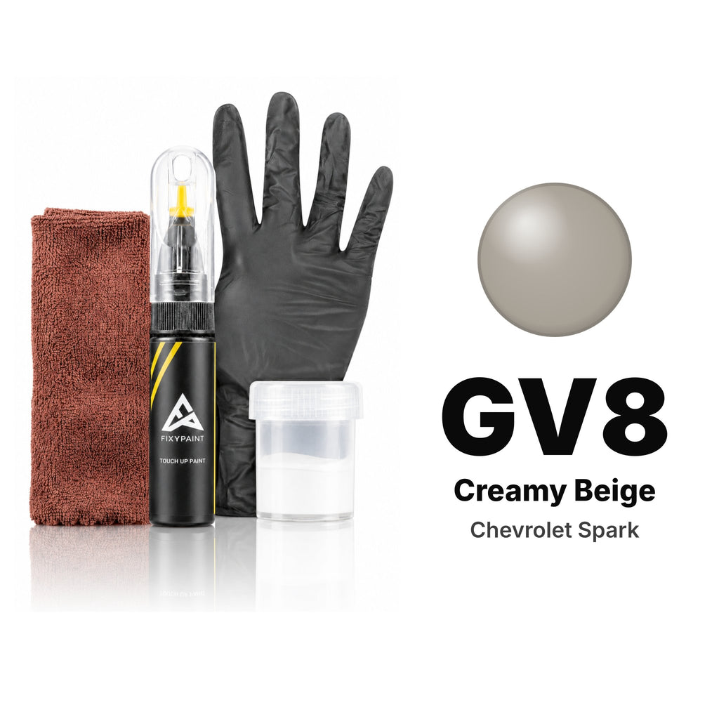 Touch-up paint for Chevrolet Spark GV8 Creamy Beige, Complete kit