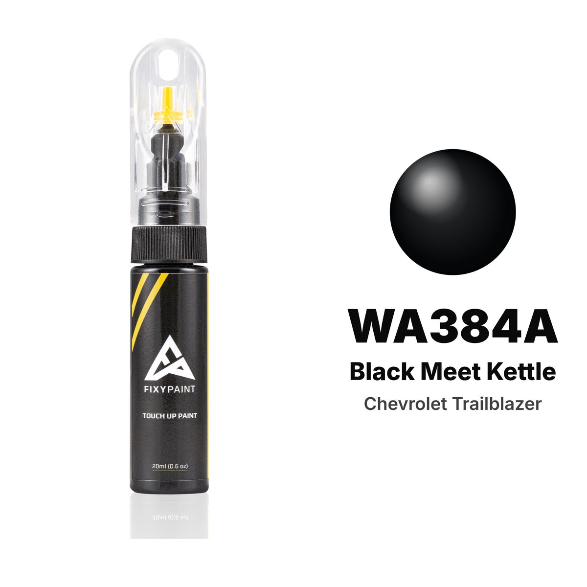 Touch-up paint for Chevrolet Trailblazer WA384A Black Meet Kettle, Basic kit
