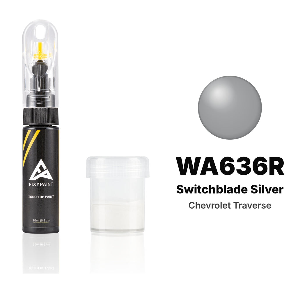 Touch-up paint for Chevrolet Traverse WA636R Switchblade Silver, Standard kit