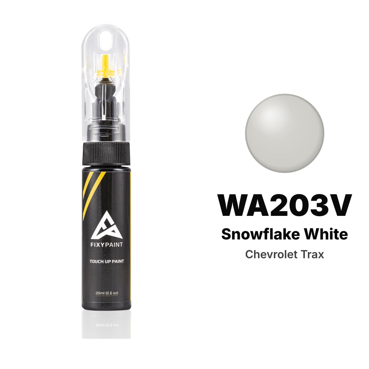 Touch-up paint for Chevrolet Trax WA203V Snowflake White, Basic kit