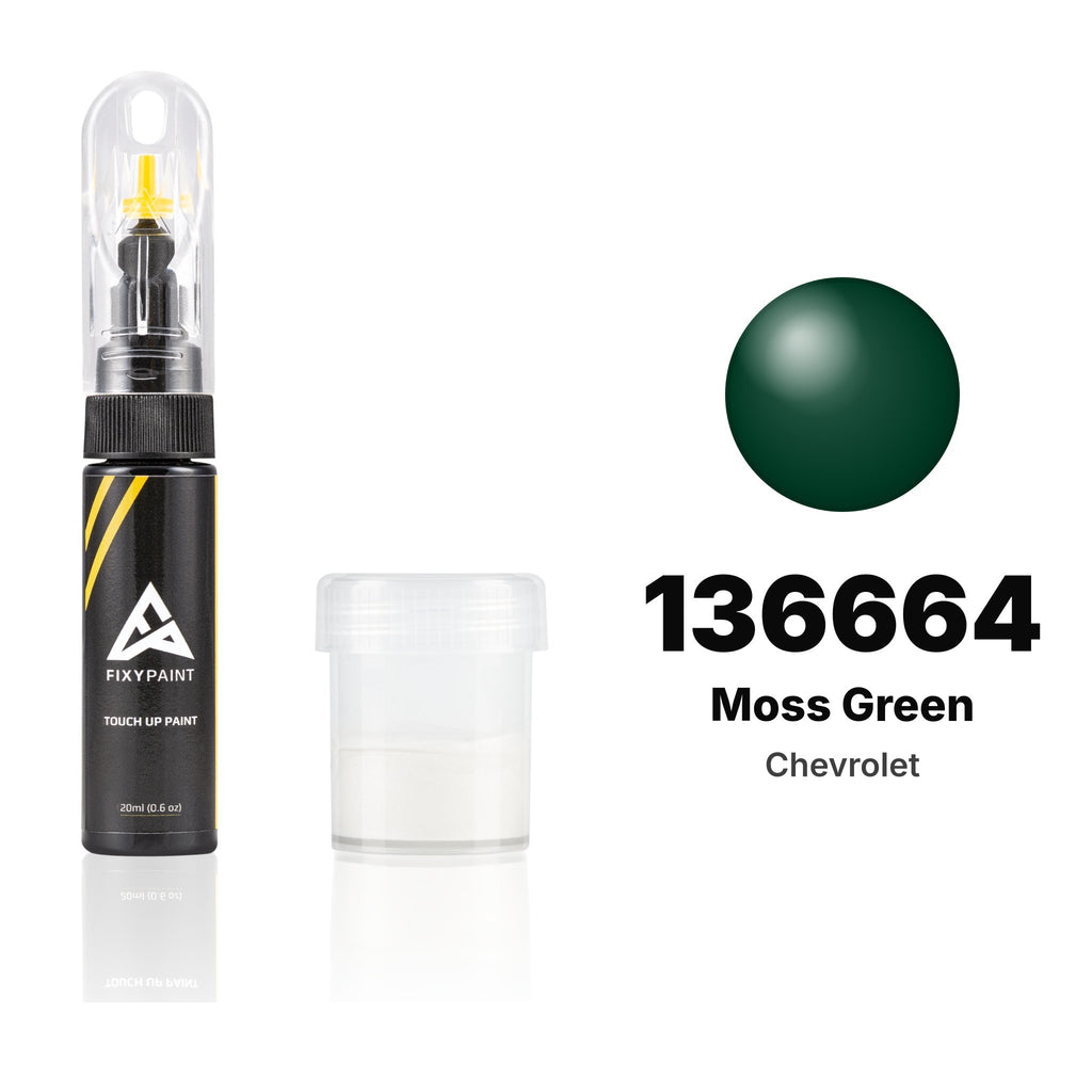 Touch-up paint for Chevrolet 136664 Moss Green, Standard kit