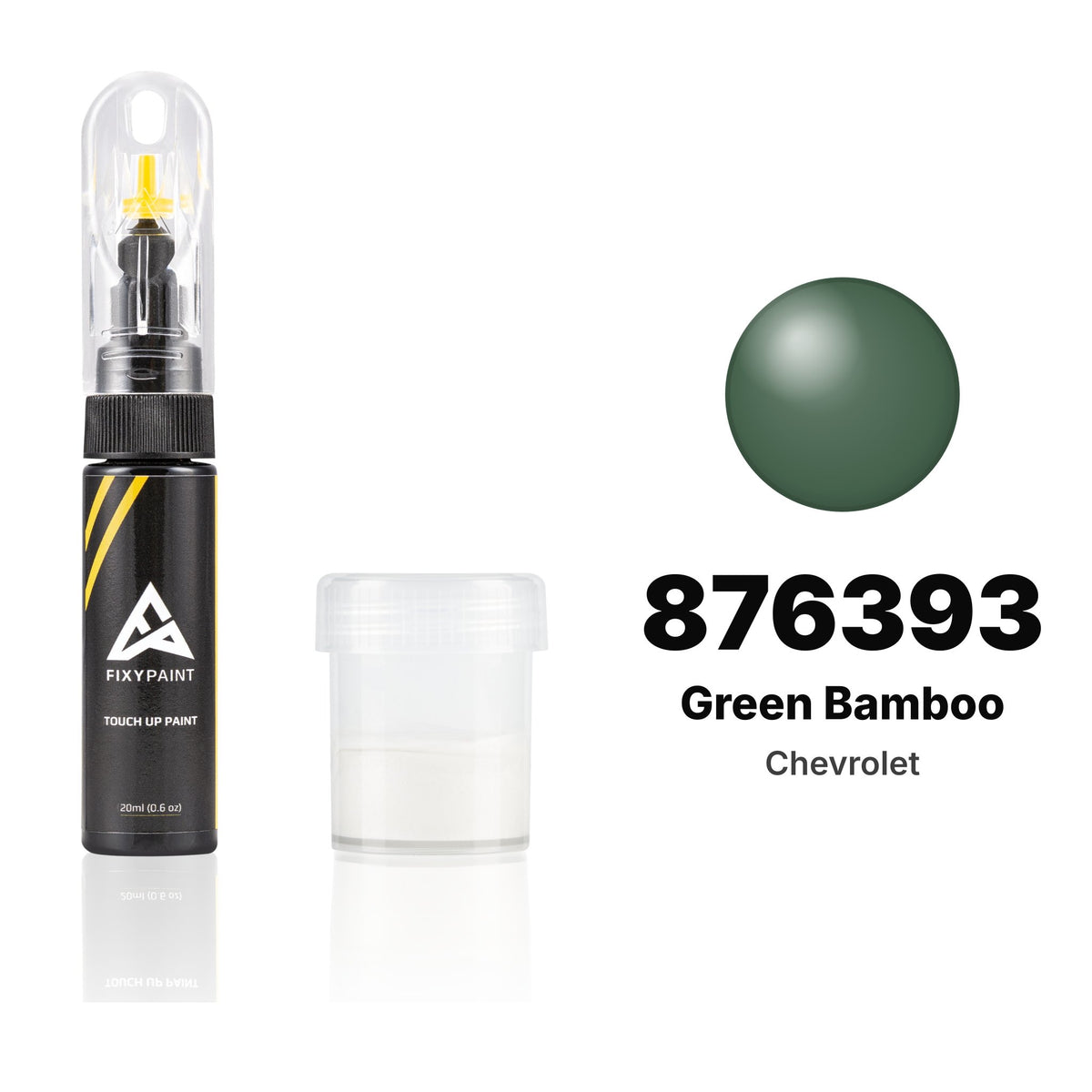 Touch-up paint for Chevrolet 876393 Green Bamboo, Standard kit