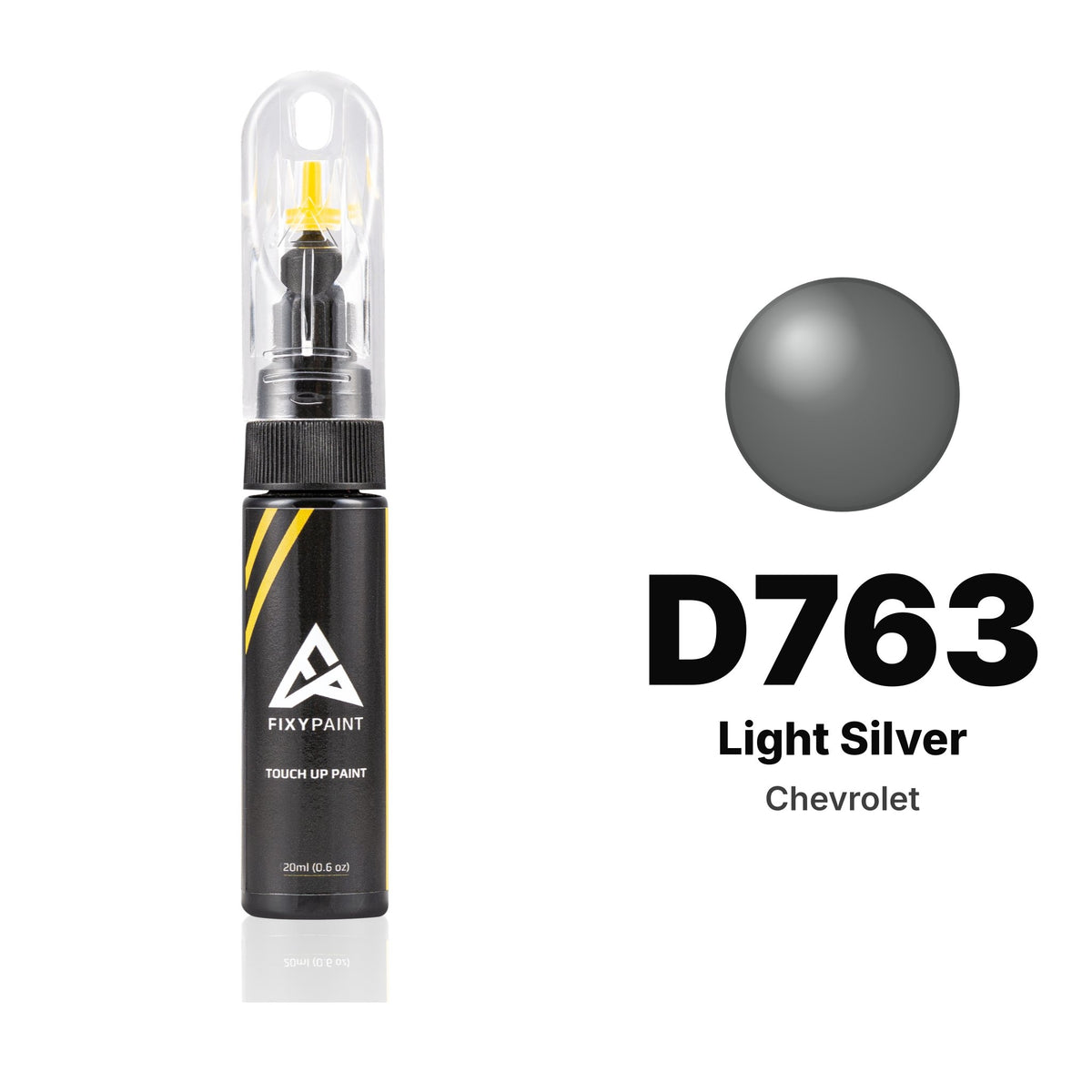 Chevrolet D763 Light Silver touch-up paint, Basic kit