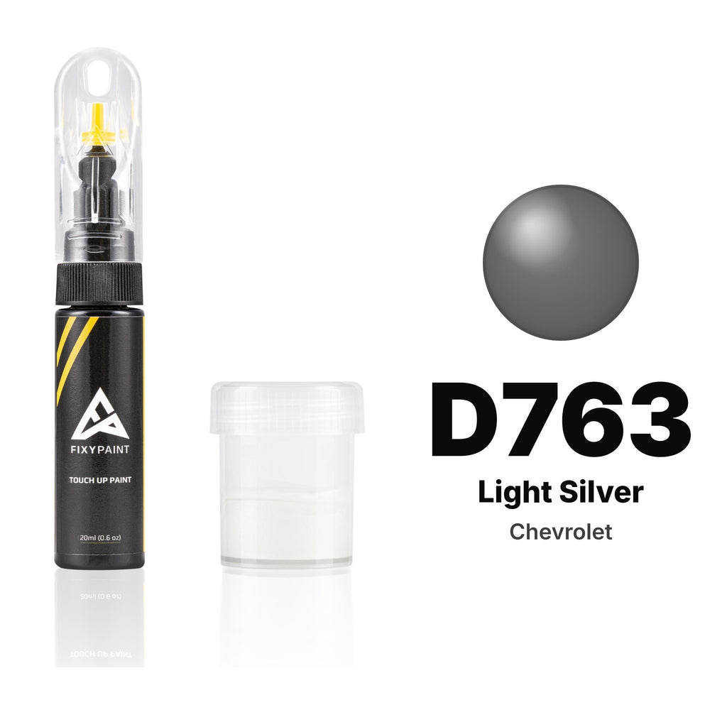 Touch-up paint for Chevrolet D763 Light Silver, Standard kit