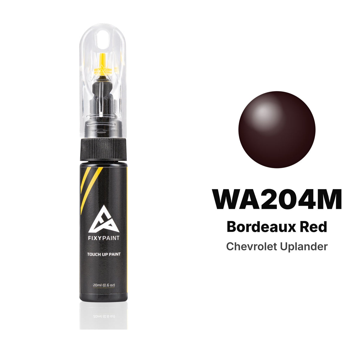 Pintura de retoque para Chevrolet Uplander – WA204M Bordeaux Red (2006–2013), kit Básico
