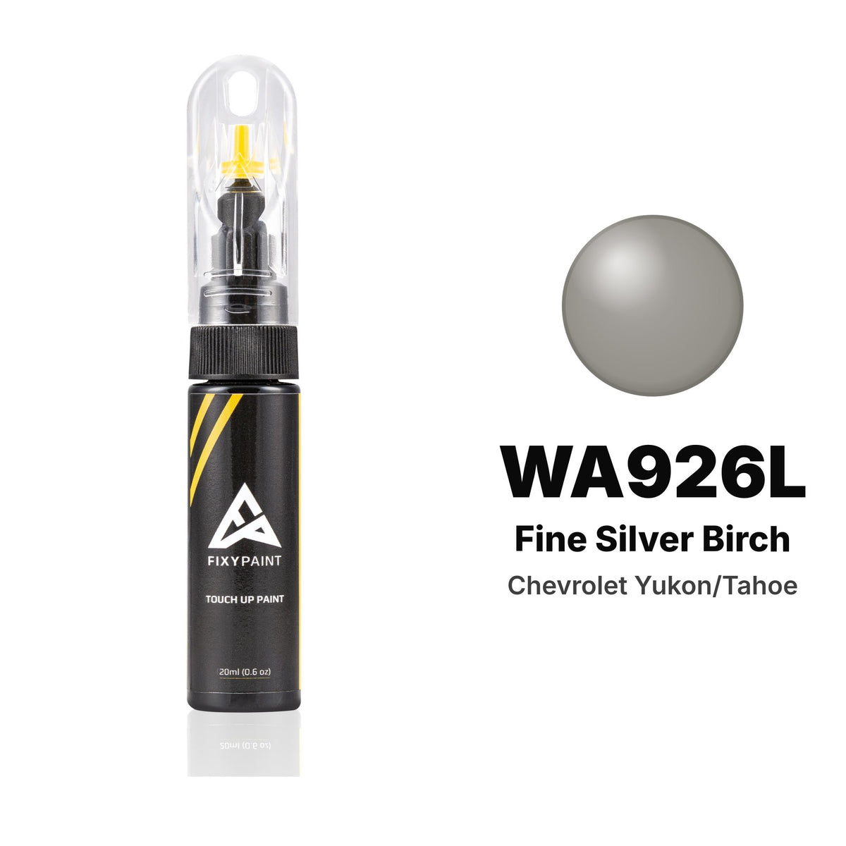 Touch-up paint for Chevrolet Yukon/Tahoe WA926L Fine Silver Birch, Basic kit
