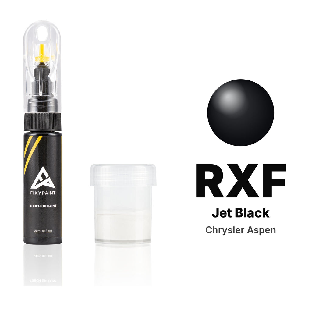 Touch-up paint for Chrysler Aspen RXF Jet Black, Standard kit