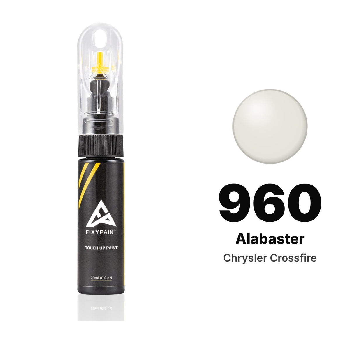Chrysler Crossfire 960 Alabaster touch-up paint, Basic kit