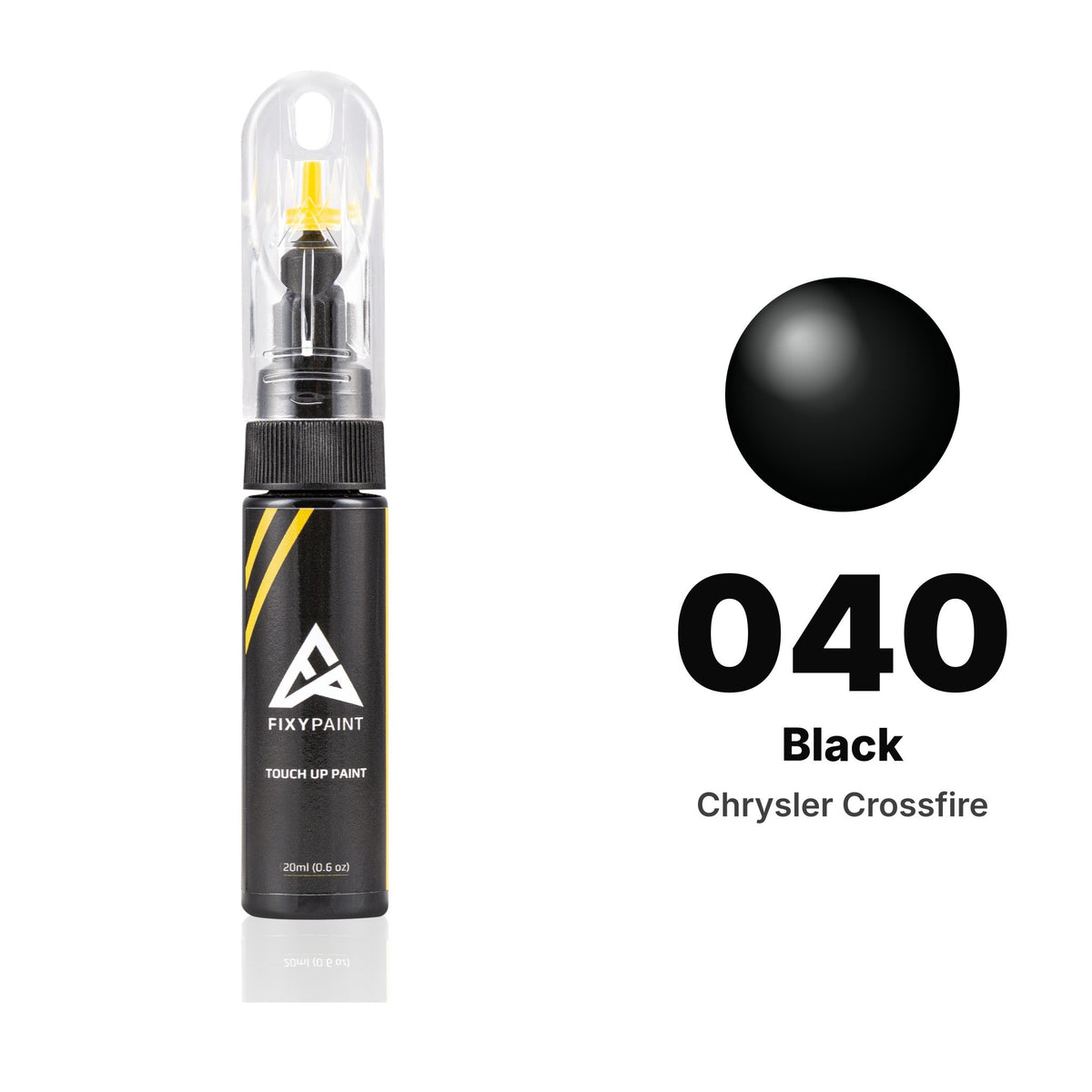 Chrysler Crossfire 040 Black touch-up paint, Basic kit