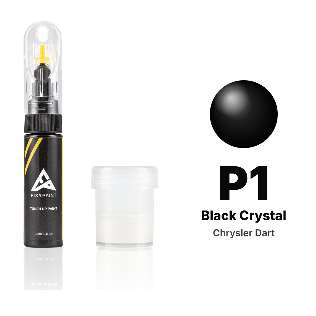 Touch-up paint for Chrysler Dart P1 Black Crystal, Standard kit