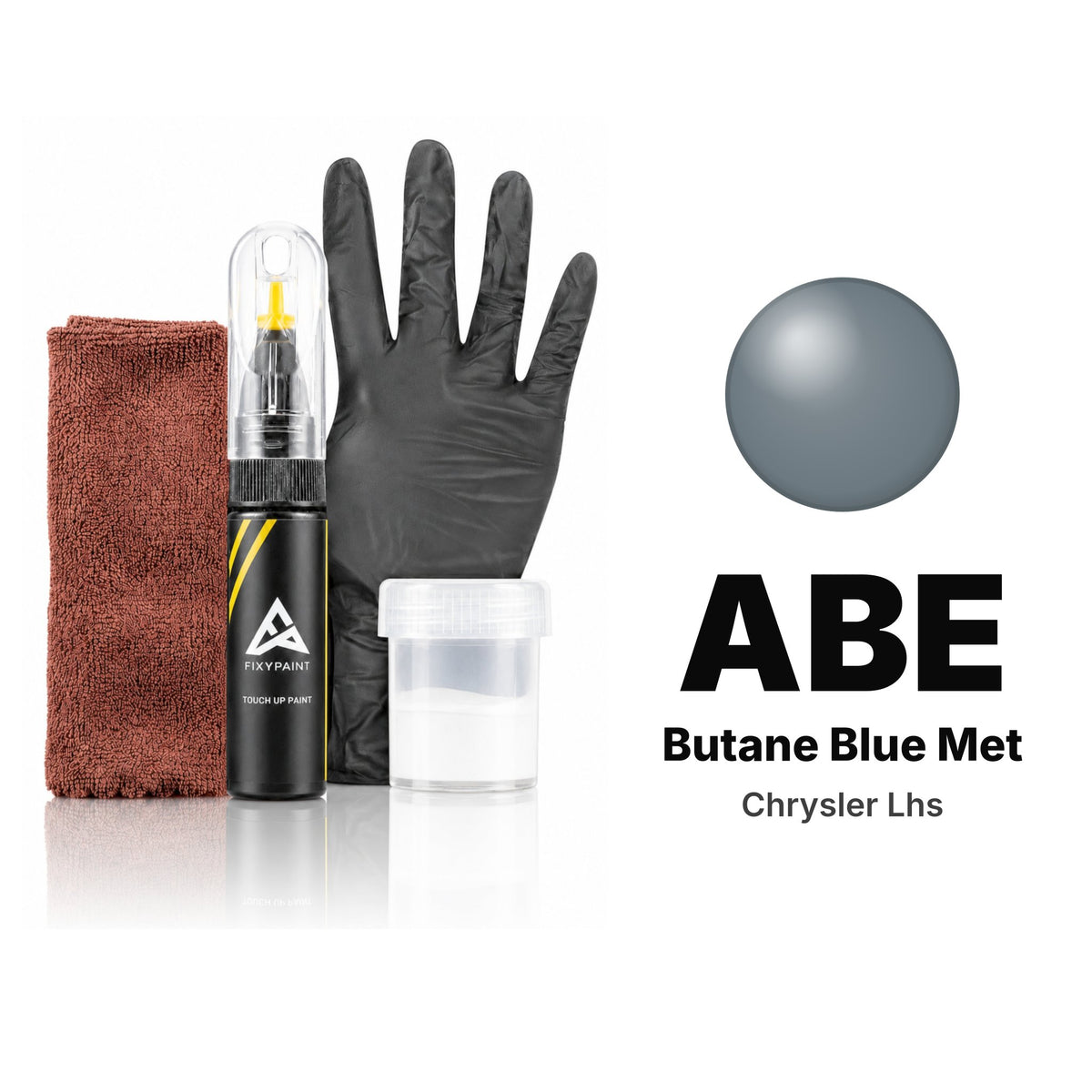 Touch-up paint for Chrysler LHS ABE Butane Blue Met, Complete kit