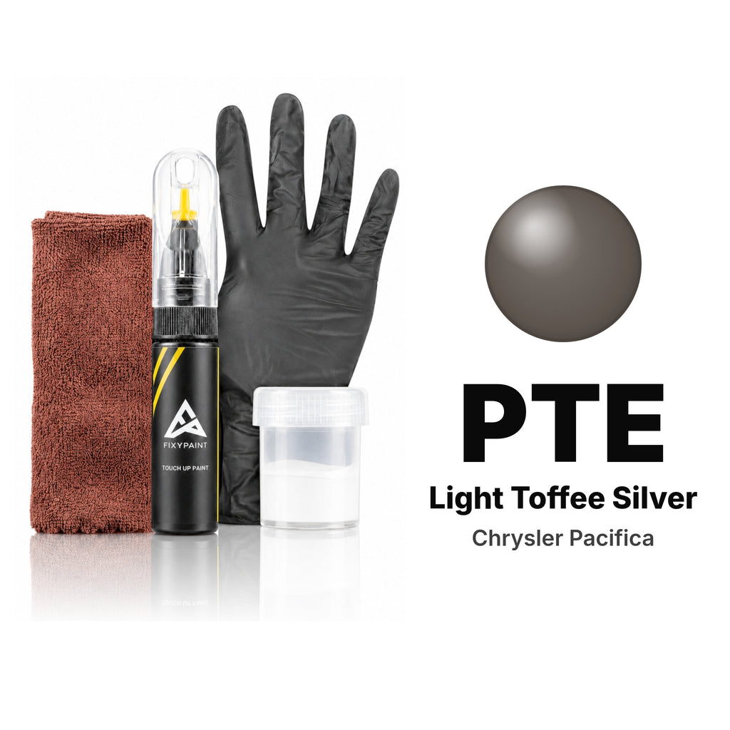 Lackstift für Chrysler Pacifica – PTE Light Toffee Silver (2017–2022), Set Komplett