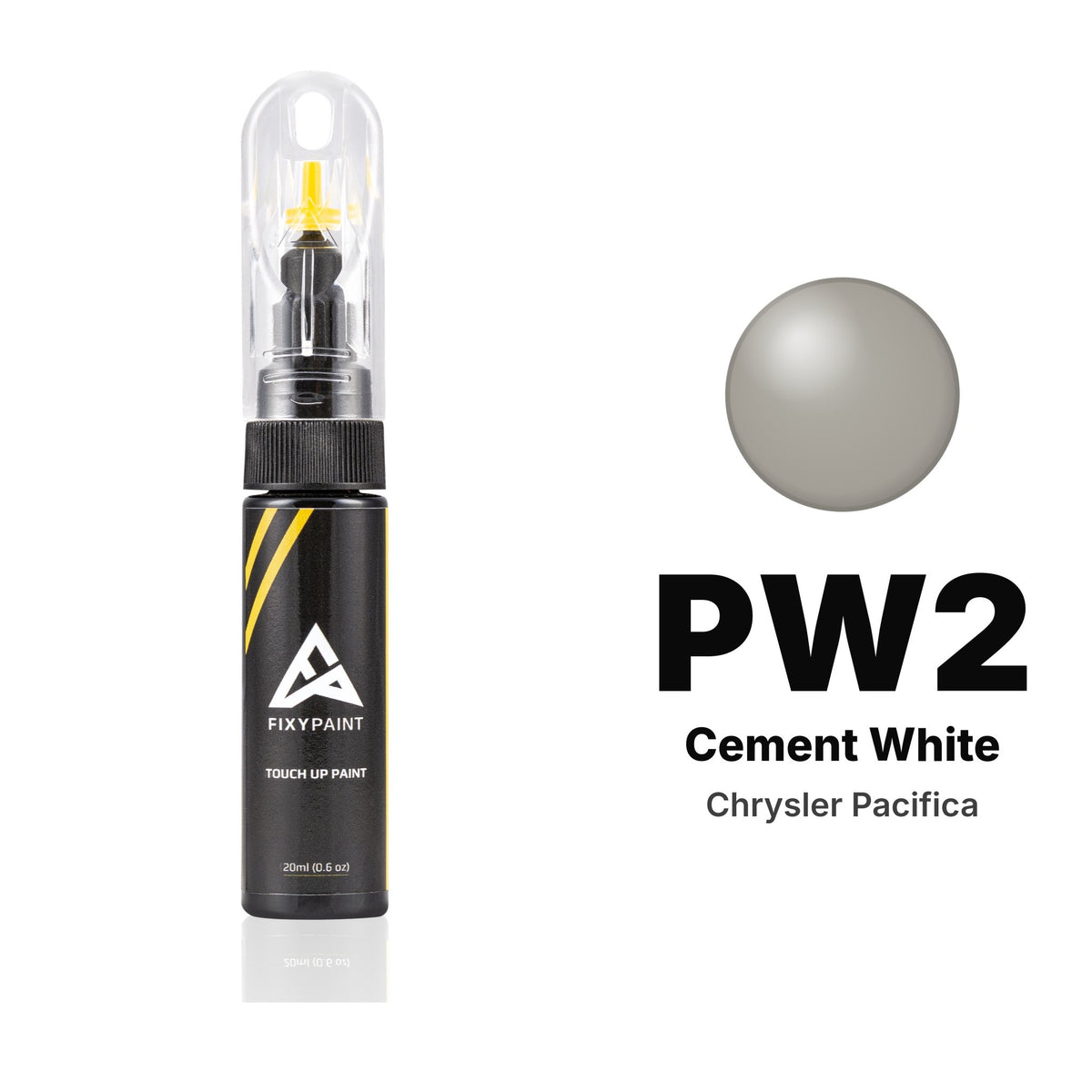 Touch-up paint for Chrysler Pacifica PW2 Cement White, Basic kit